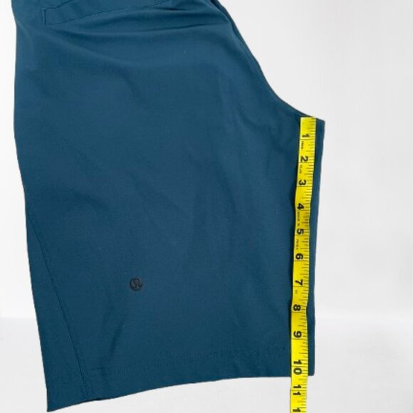 Lululemon ABC Men's Chino Performance 10" Shorts Size 30 Dark Teal - Picture 8 of 8